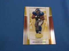 Brandon Jacobs [Mirror Gold] Football Cards 2007 Leaf Certified Materials Prices