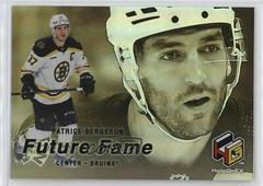 Patrice Bergeron Hockey Cards 2022 Upper Deck Holo GrFx Future Fame Prices