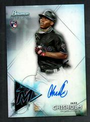 Jazz Chisholm #BSRA-JC Baseball Cards 2021 Bowman Sterling Rookie Autographs Prices