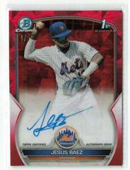 Jesus Baez [Red] #BSPA-JBZ Baseball Cards 2023 Bowman Chrome Sapphire Autographs Prices