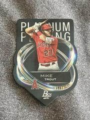 Mike Trout #PPD-6 Baseball Cards 2023 Bowman Platinum Plating Die Cut Prices