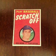 Mike Hegan Baseball Cards 1971 Topps Scratch Offs Prices