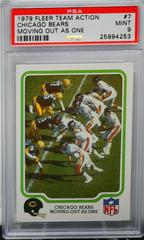 Chicago Bears [Moving Out As One] Football Cards 1979 Fleer Team Action Prices