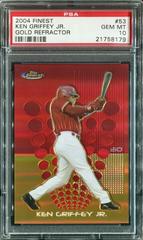 Ken Griffey Jr. [Gold Refractor] Baseball Cards 2004 Finest Prices