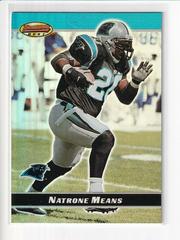 Natrone Means Football Cards 2000 Bowman's Best Prices