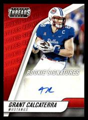 Grant Calcaterra #TH-GRC Football Cards 2022 Panini Chronicles Draft Picks Threads Rookie Signatures Prices