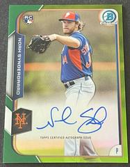 Noah Syndergaard [Green Refractor] #NS Baseball Cards 2015 Bowman Chrome Autograph Rookies Prices