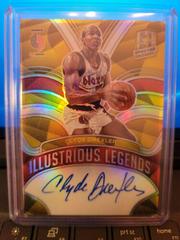 Clyde Drexler [Gold] Basketball Cards 2021 Panini Spectra Illustrious Legends Signatures Prices