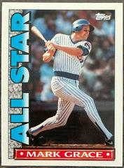 Mark Grace Baseball Cards 1990 Topps TV All Stars Prices