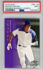 Shohei Ohtani [Purple] #PR-05 Baseball Cards 2018 Leaf Premier Rookies Prices