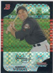 Omar Vizquel #17 Baseball Cards 2005 Bowman Chrome Prices