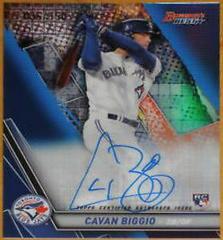 Cavan Biggio [Blue Refractor] Baseball Cards 2019 Bowman's Best of 2019 Autographs Prices