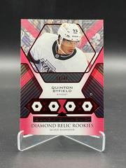 Quinton Byfield [Ruby Quad] Hockey Cards 2021 Upper Deck Black Diamond Rookie Relic Prices