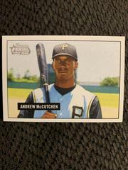 Andrew McCutchen [With Bat] #330 Baseball Cards 2005 Bowman Heritage Prices