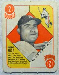 Johnny Mize Baseball Cards 1951 Topps Blue Back Prices
