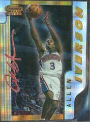 Allen Iverson [Atomic Refractor] #BP9 Basketball Cards 1996 Bowman's Best Picks Prices