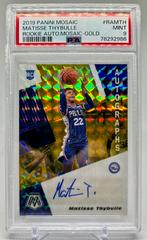 Matisse Thybulle [Gold] Basketball Cards 2019 Panini Mosaic Rookie Autographs Prices