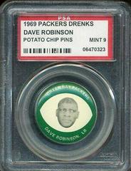 Dave Robinson Football Cards 1969 Drenks Potato Chip Packers Pins Prices