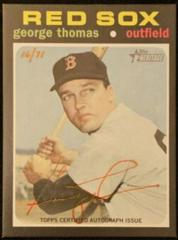 George Thomas [Red Ink] #GTH Baseball Cards 2020 Topps Heritage Real One Autographs Prices