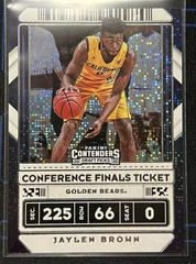 Jaylen Brown [Conference Finals] #10 Basketball Cards 2020 Panini Contenders Draft Picks Prices