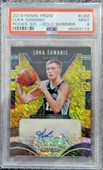 Luka Samanic [Gold Shimmer] Basketball Cards 2019 Panini Prizm Rookie Signatures Prices