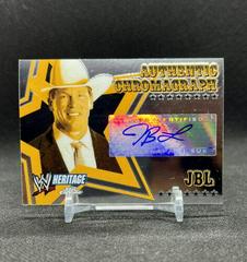 JBL Wrestling Cards 2006 Topps Heritage Chrome WWE Autographs Prices