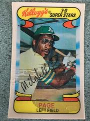 Mitchell Page #47 Baseball Cards 1978 Kellogg's Prices