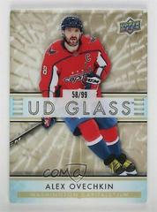 Alex Ovechkin [Gold] #GS-19 Hockey Cards 2021 Upper Deck Ovation UD Glass Stars Prices