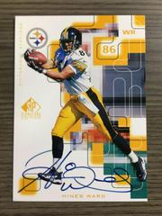 Hines Ward [Autograph] #HW Football Cards 1999 SP Signature Prices