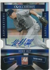 Mike Olt [Aspirations Autograph] #3 Baseball Cards 2010 Donruss Elite Extra Edition Prices