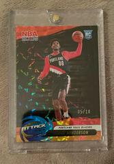 Scoot Henderson [Hyper Gold] #4 Basketball Cards 2023 Panini Hoops Attack the Rack Prices