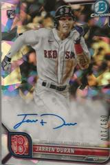 Jarren Duran [X] #CRA-JD Baseball Cards 2022 Bowman Chrome Rookie Autographs Prices