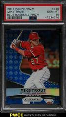 Mike Trout [Blue Baseball Prizm] Baseball Cards 2015 Panini Prizm Prices