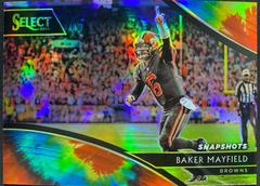 Baker Mayfield [Tie-Dye Prizm] Football Cards 2018 Panini Select Snapshots Prices