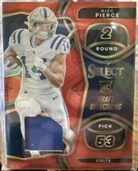 Alec Pierce [Red] #DS-16 Football Cards 2022 Panini Select Draft Selections Memorabilia Prices