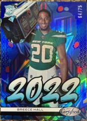 Breece Hall [Blue] #2022-14 Football Cards 2022 Panini Certified 2022 Prices