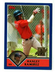Hanley Ramirez Baseball Cards 2003 Topps Traded Prices
