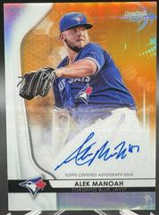 Alek Manoah [Orange Refractor] Baseball Cards 2020 Bowman Sterling Prospect Autographs Prices
