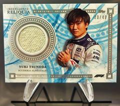 Yuki Tsunoda [Blue] Racing Cards 2023 Topps Eccellenza Formula 1 Reliquia Prices