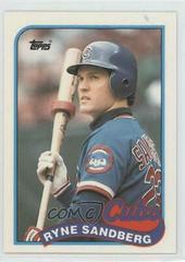 Ryne Sandberg #360 Baseball Cards 1989 Topps Tiffany Prices