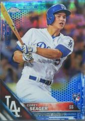 Corey Seager [Blue Refractor] Baseball Cards 2016 Topps Chrome Prices