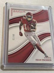 Isiah Pacheco [Red] #16 Football Cards 2023 Panini Immaculate Prices