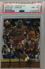 Michael Jordan [Bronze] #1 Basketball Cards 1998 Upper Deck Mjx Timepieces Prices