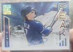 Bobby Witt Jr. [Silver] Baseball Cards 2022 Panini Capstone Peak Autographs Prices
