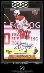 Connor McDavid Hockey Cards 2020 Upper Deck Clear Cut Canvas Signatures Prices