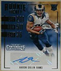 Aaron Green [Autograph] #158 Football Cards 2016 Panini Contenders Prices