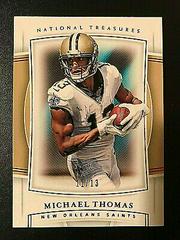 Michael Thomas [Red Jersey Number] Football Cards 2019 Panini National Treasures Prices