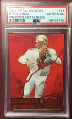 Steve Young [Precious Metal Gems] #27 Football Cards 1997 Metal Universe Prices