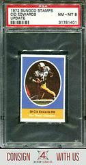 Cid Edwards Football Cards 1972 Sunoco Stamps Update Prices