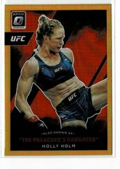 Holly Holm [Gold] #19 Ufc Cards 2022 Panini Donruss Optic UFC Also Known As Prices